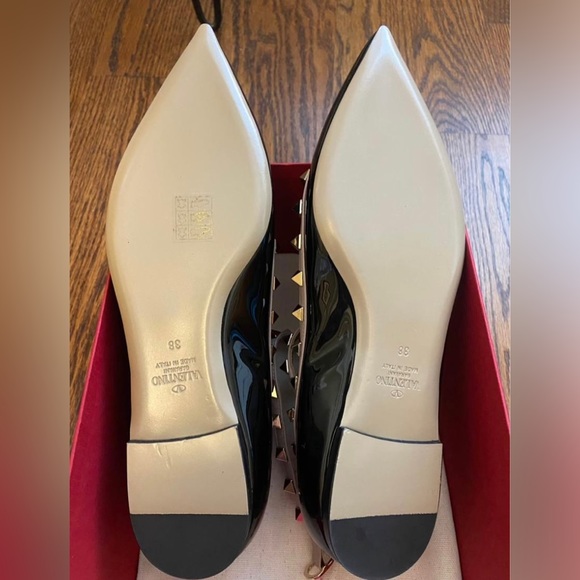 Brand new Authentic Valentino Rockstud Caged Flats - Picture 4 of 11